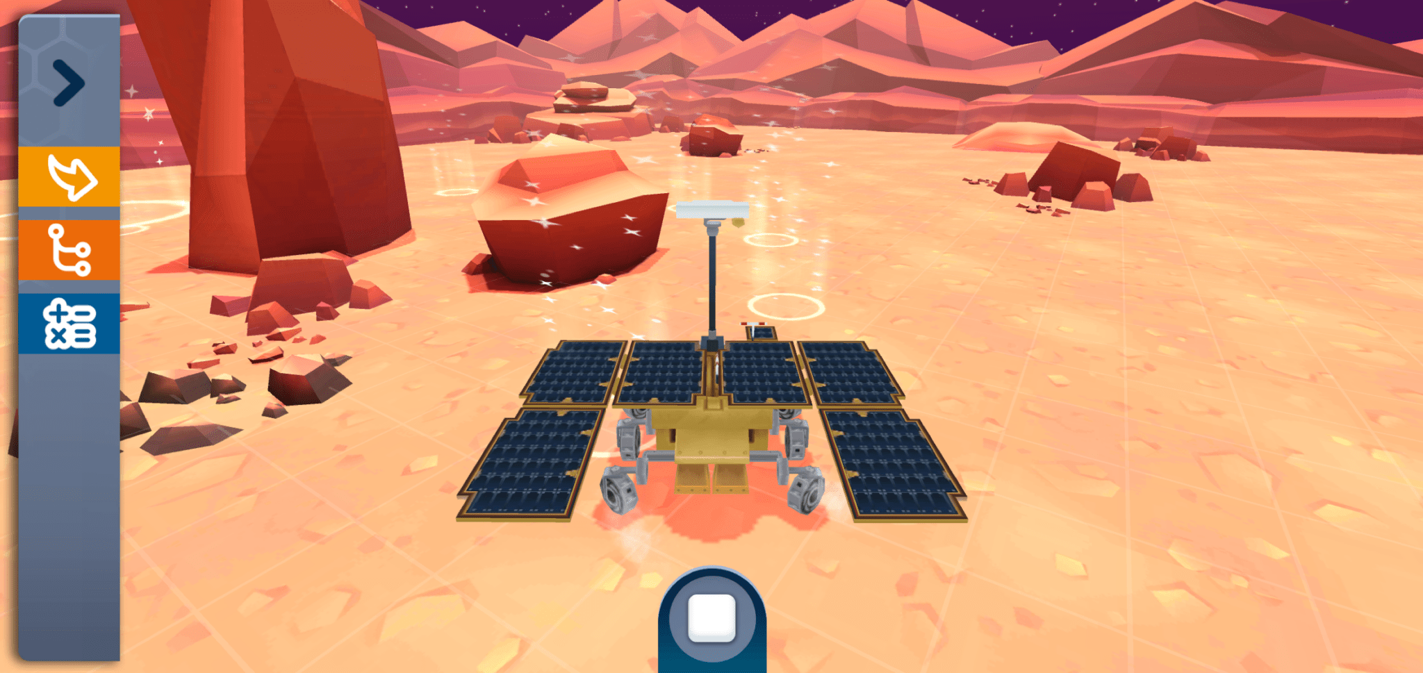 RobotsBlog Mit der ProgrammierApp »NEPO Missions« auf Mars