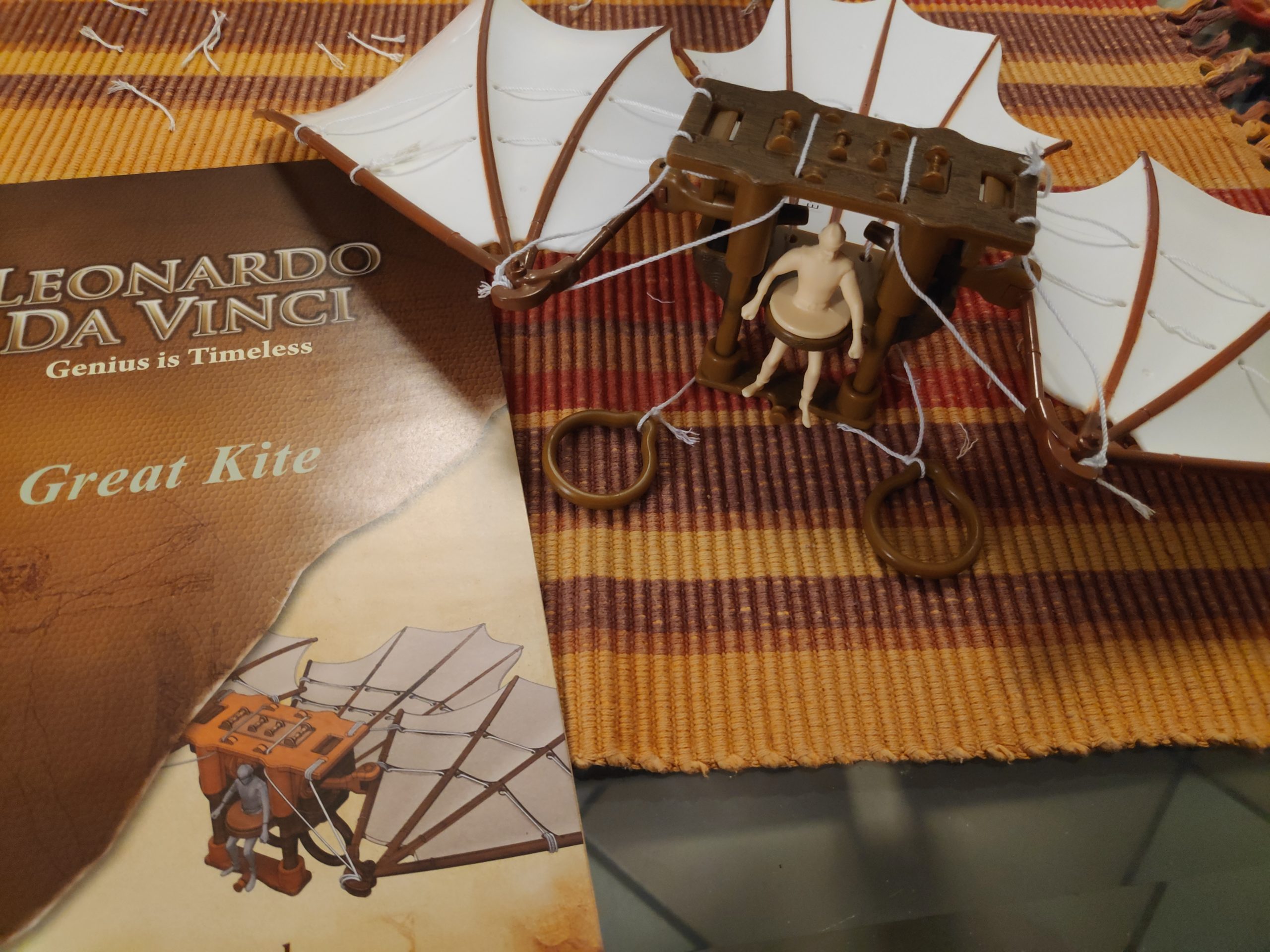 NEU Leonardo da Vinci Flugdrachen Modell Bausatz