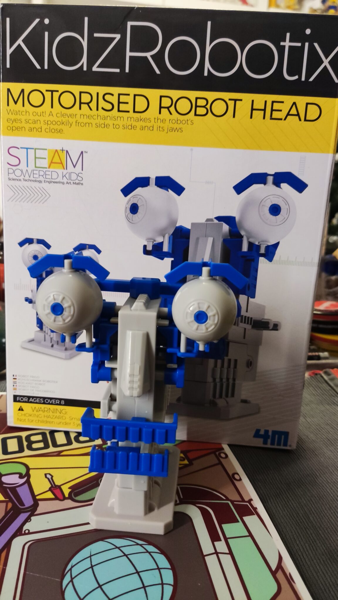 RobotsBlog 4M KidzRobotix Motorised Robot Head News about Robots, Drones, AI, Robotics