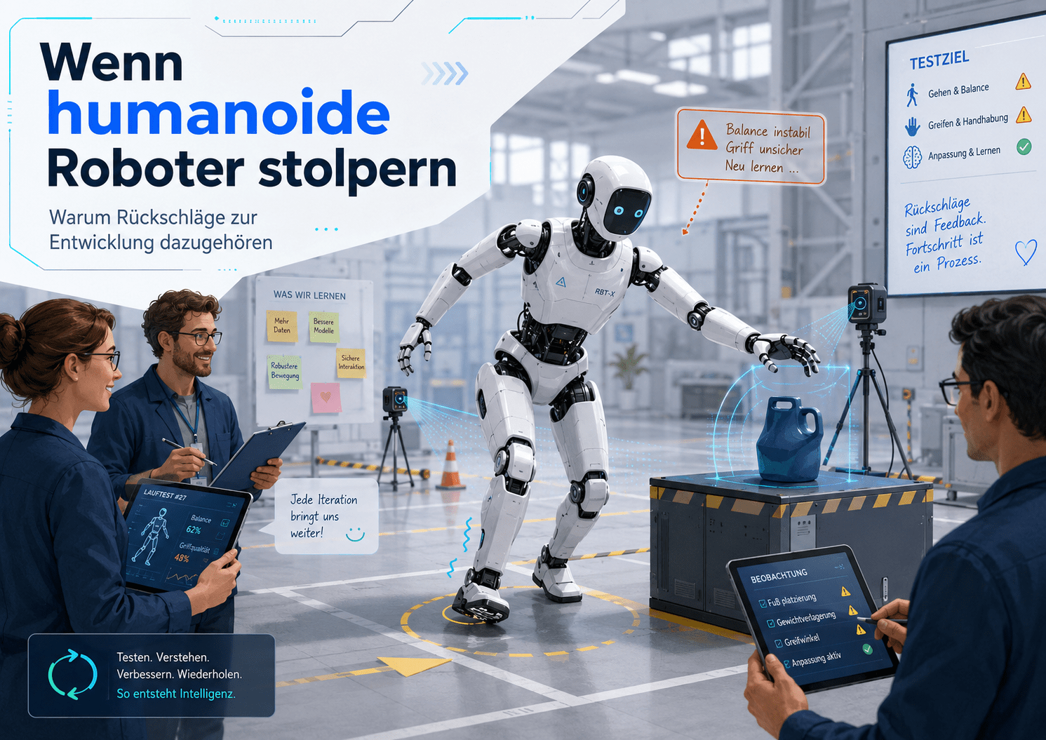 Robots-Blog | Wenn Roboter stolpern: Die leisen Probleme humanoider Roboter